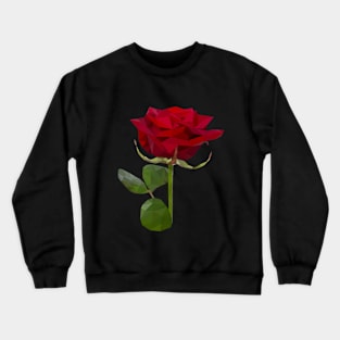 Red Rose Crewneck Sweatshirt